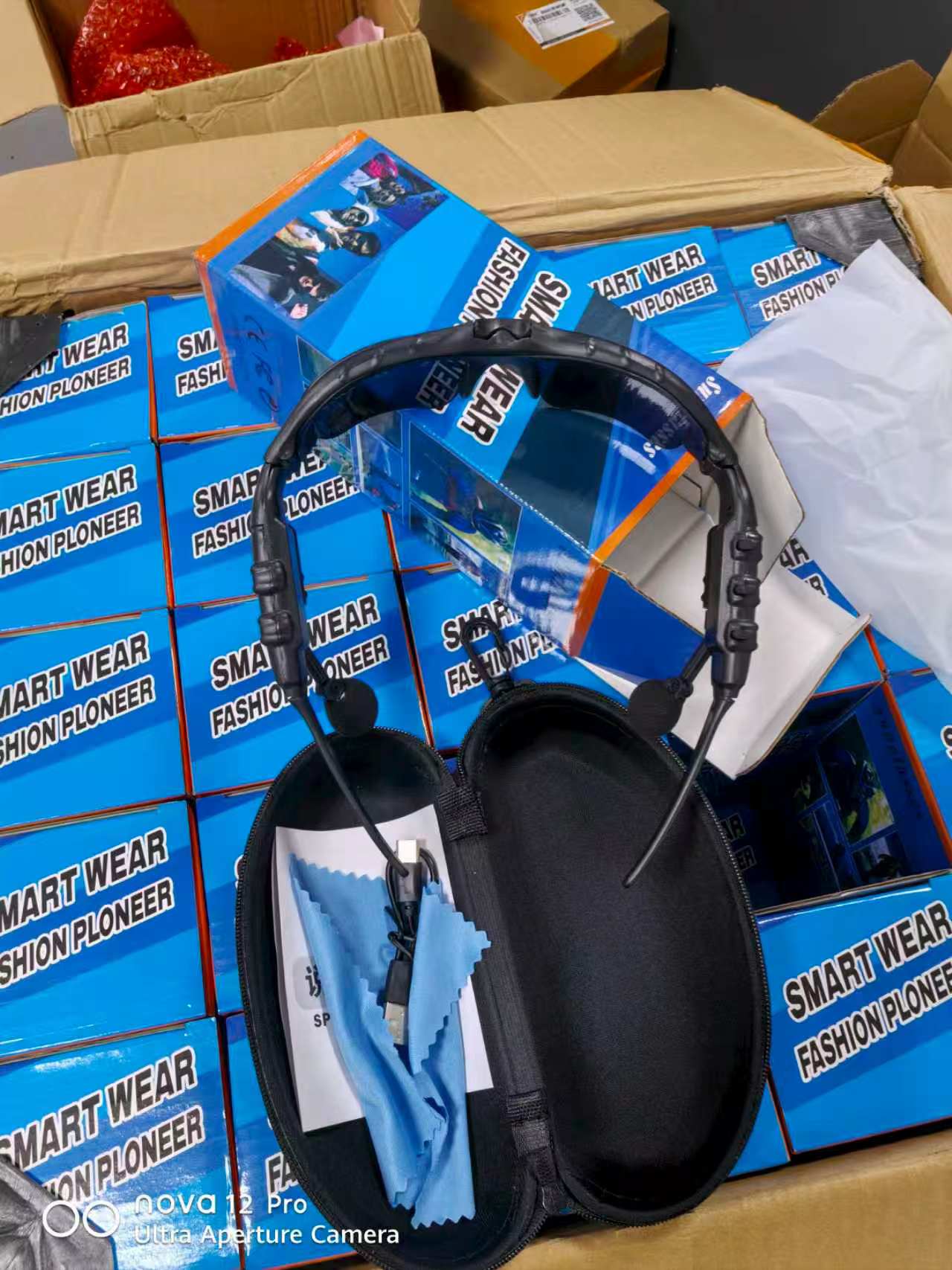 First-batch smart cycling glasses shipped to the Cambodia customer for market testing