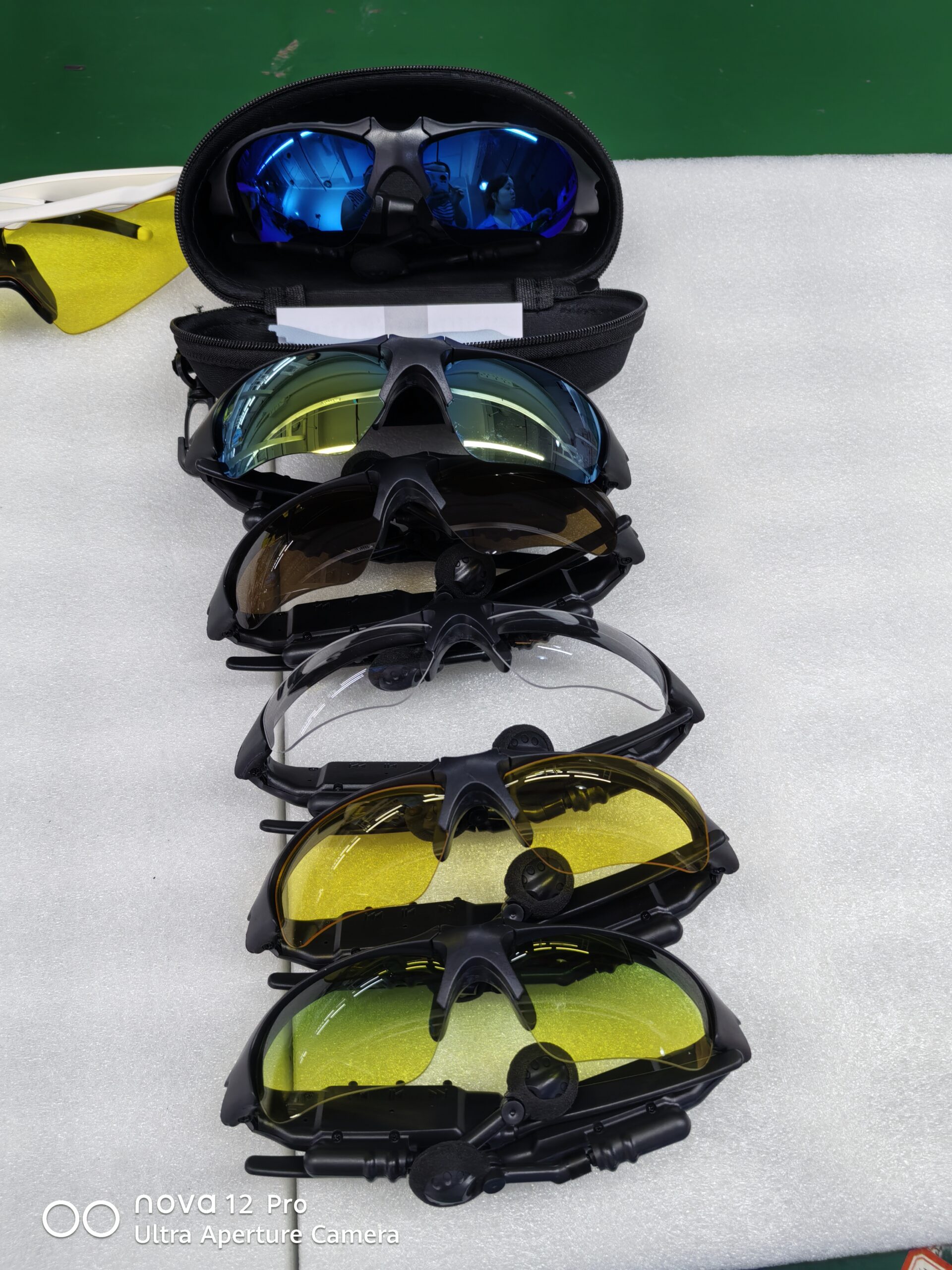 Smart cycling glasses product used in the Cambodia and Iraq market test